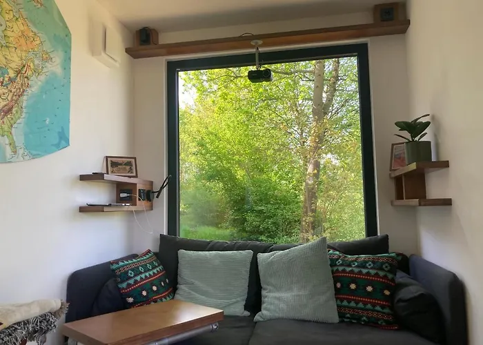 Tiny House Im Seecontainer Mit Parkplatz, Glasfaser, Veranda Und Gehobener Ausstattung Casa vacanze Coburg